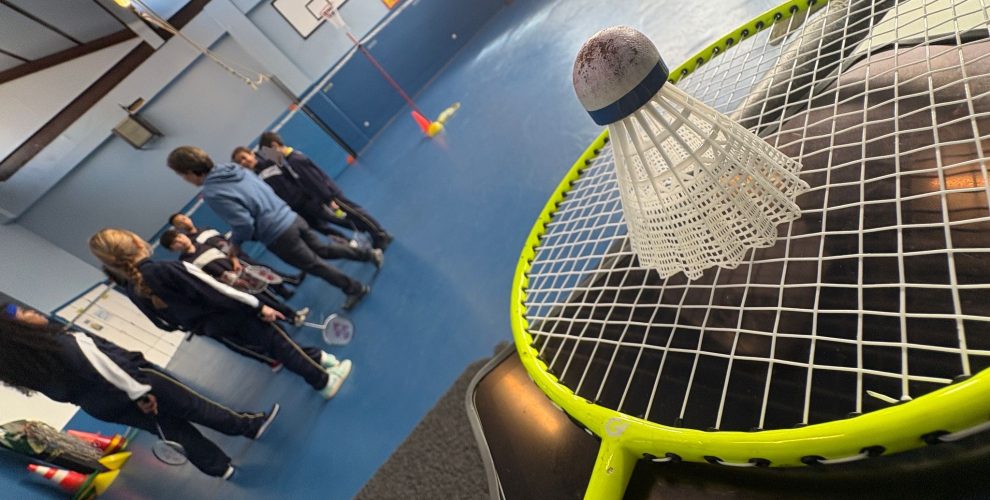 Prácticas de Badminton con la Federación