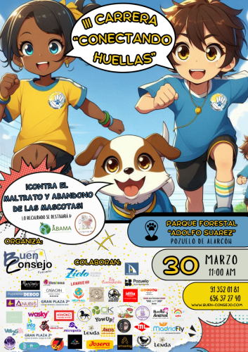 3ª Carrera Solidaria Conectando Huellas 30 marzo 2025
